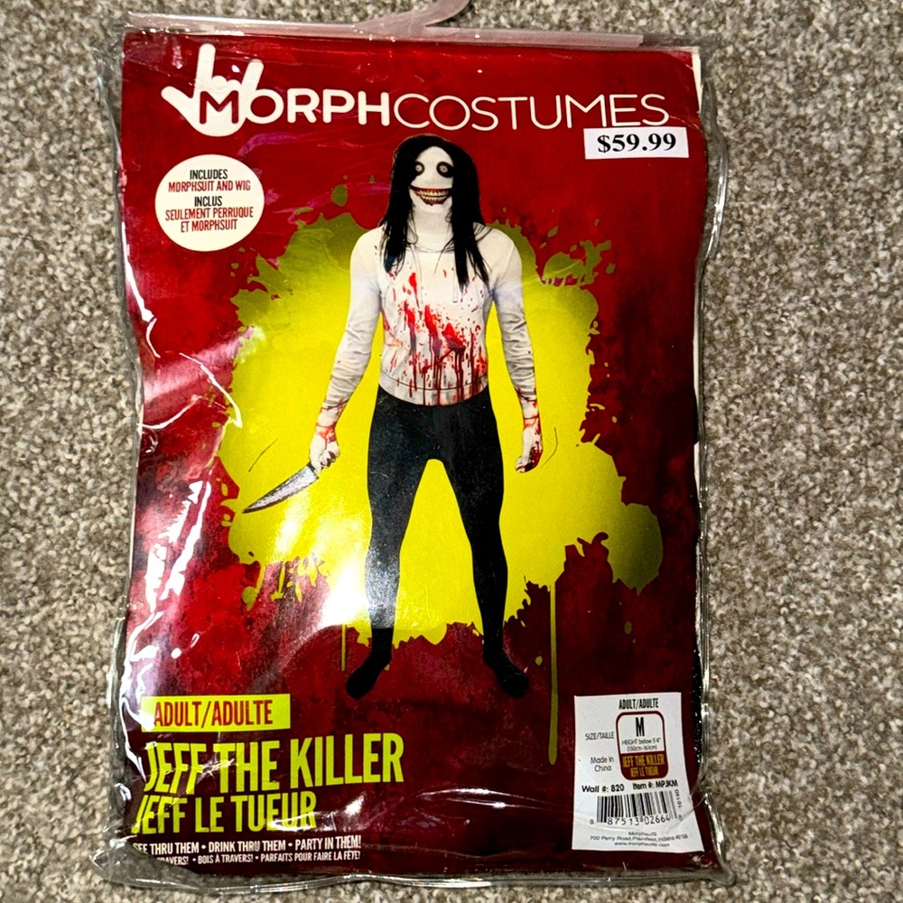 🩸🩸Jeff The Killer Costume🩸🩸